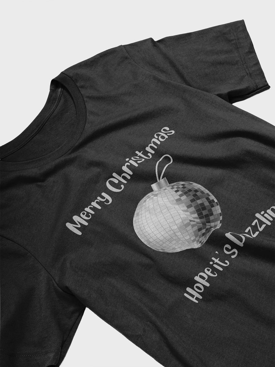 Dazzling Christmas Mirrorball Bauble T-Shirt - Silver product image (3)