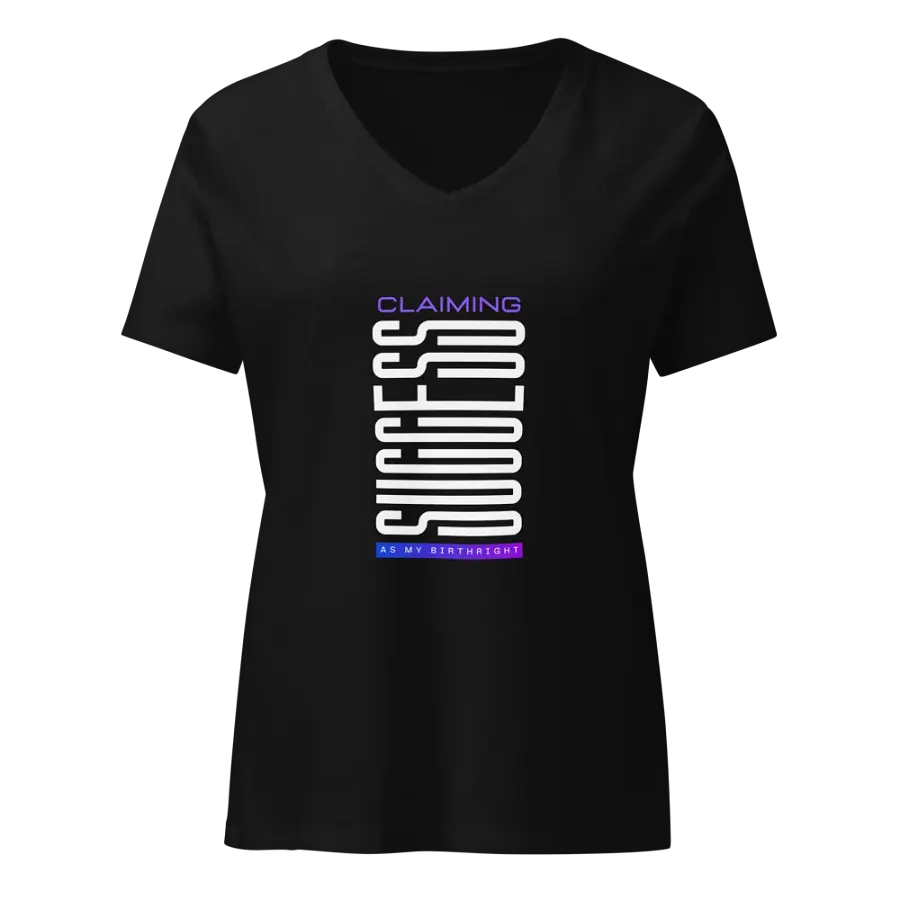Claiming Success V-Neck Tee product image (1)