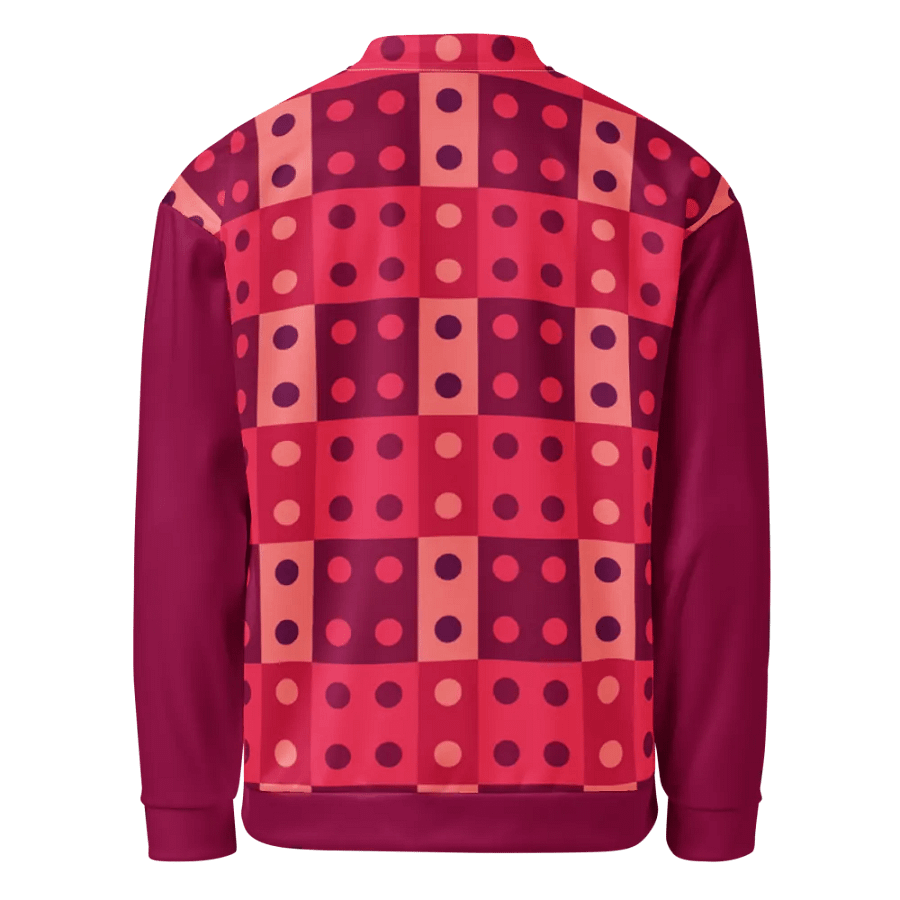 LadyBug Pattern All-Over Print Bomber Jacket product image (2)