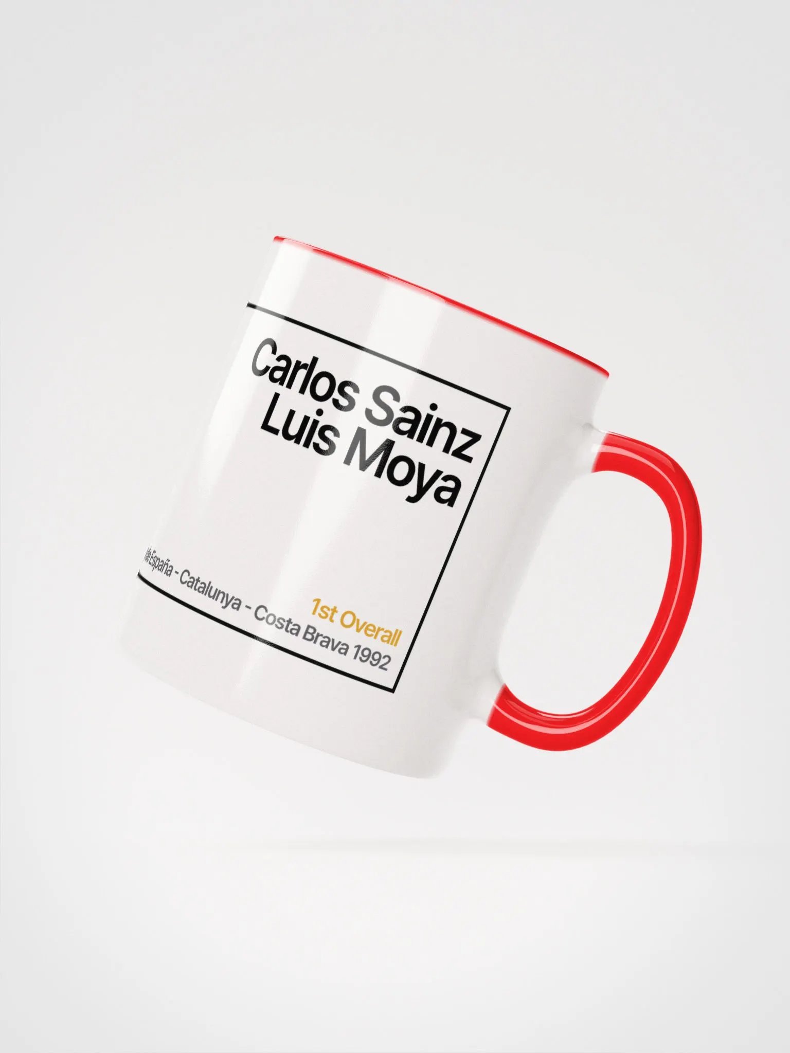 Ceramic Mug / Carlos Sainz / 1992 Rallye de España - Catalunya - Costa Brava Number 4 product image (3)