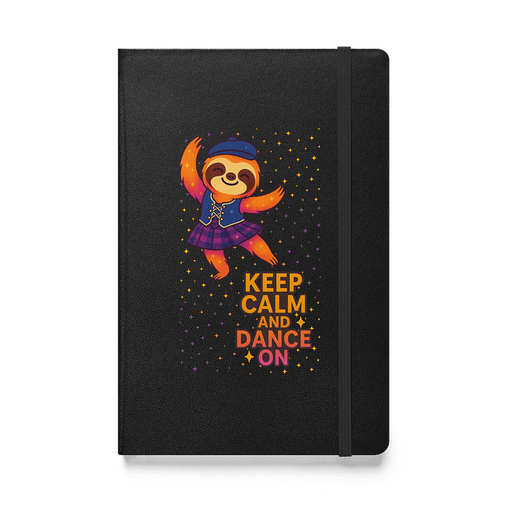 Keep Calm and Dance On – Cute Highland Dancing Sloth Journal product image (1)