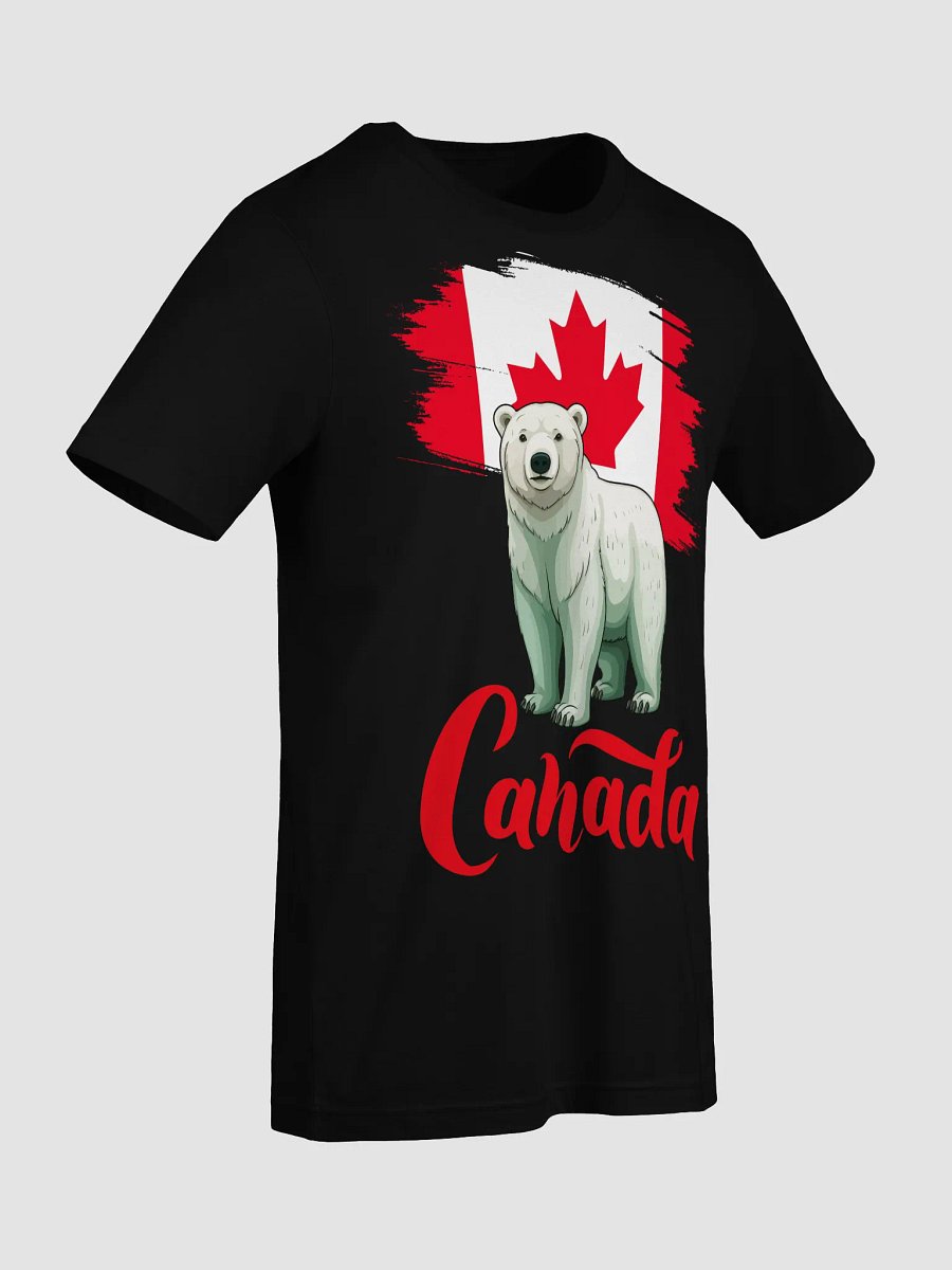 Canadian Flag Polar Bear T-Shirt product image (5)