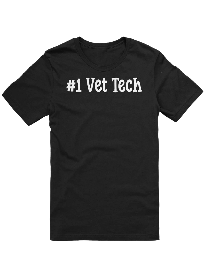 #1 Vet Tech T-Shirt Gift For Dog Vet Techs product image (2)