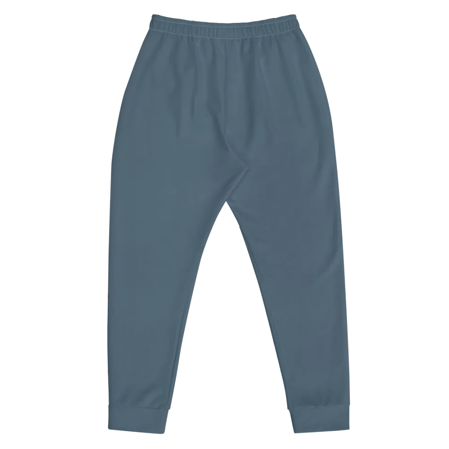 Plain Dark Greyish Blue Soft Summer Recycled Polyester Premium Men's Joggers by Treasure Pie product image (5)