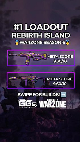 #1 Loadout for Rebirth Island #warzone #callofduty #foryou