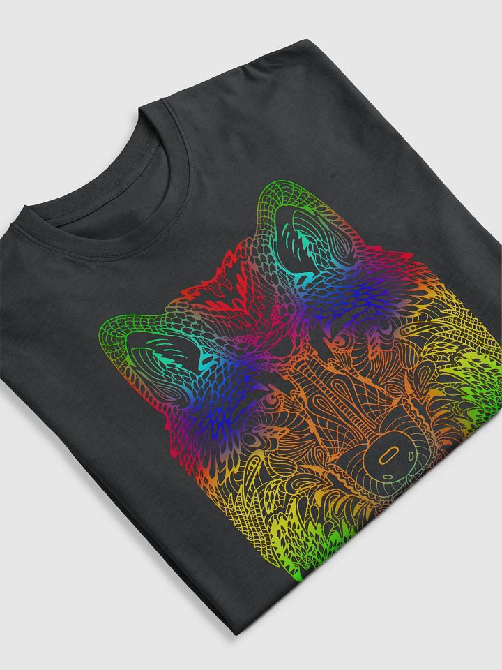 Vibrant Wolf Graphic Tee product image (1)