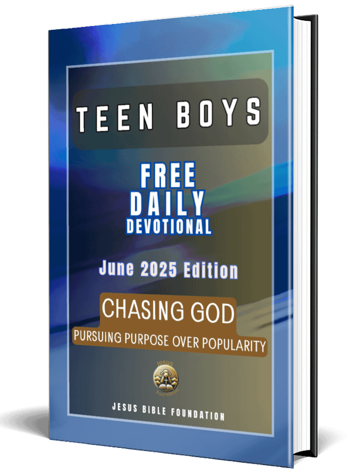 Teen Boys Free Daily Devotional June 2025 Edition: Chasing God Pursuing Purpose Over Popularity product image (1)