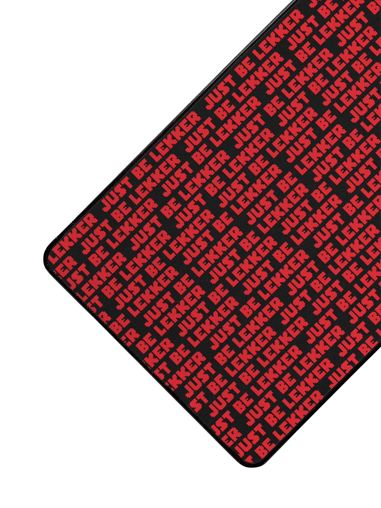 Smithology - "Just Be Lekker" Black/Red Gaming Mousepad product image (3)