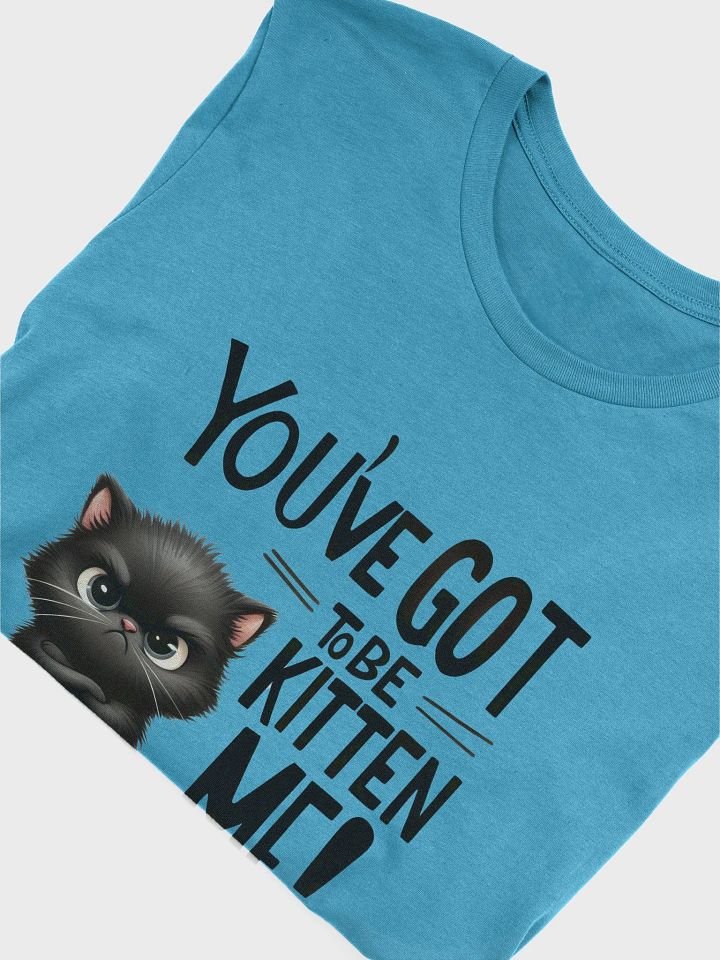 You’ve Got to Be Kitten Me - Sassy Black Cat T-Shirt product image (2)