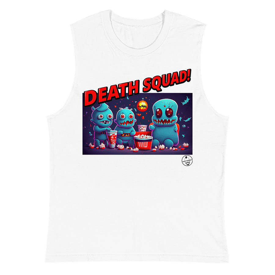 Death Squad Superhero Muscle Tee White product image (2)
