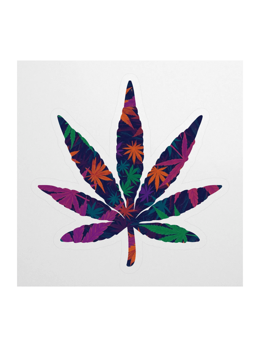 Leafy Leaf 4" Sticker product image (1)