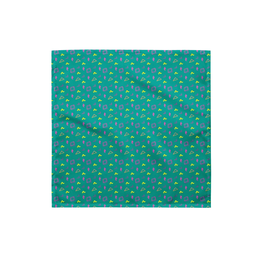 Oh Worm? teal bandanas product image (2)