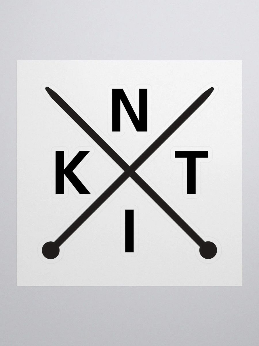 KNIT Sticker product image (1)