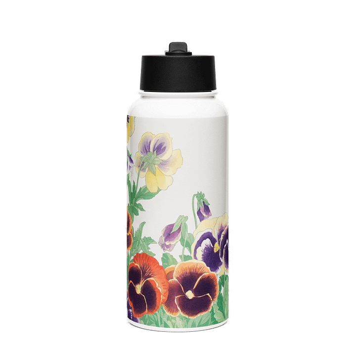 Pansy. 32oz. Stainless Steel Water Bottle product image (1)