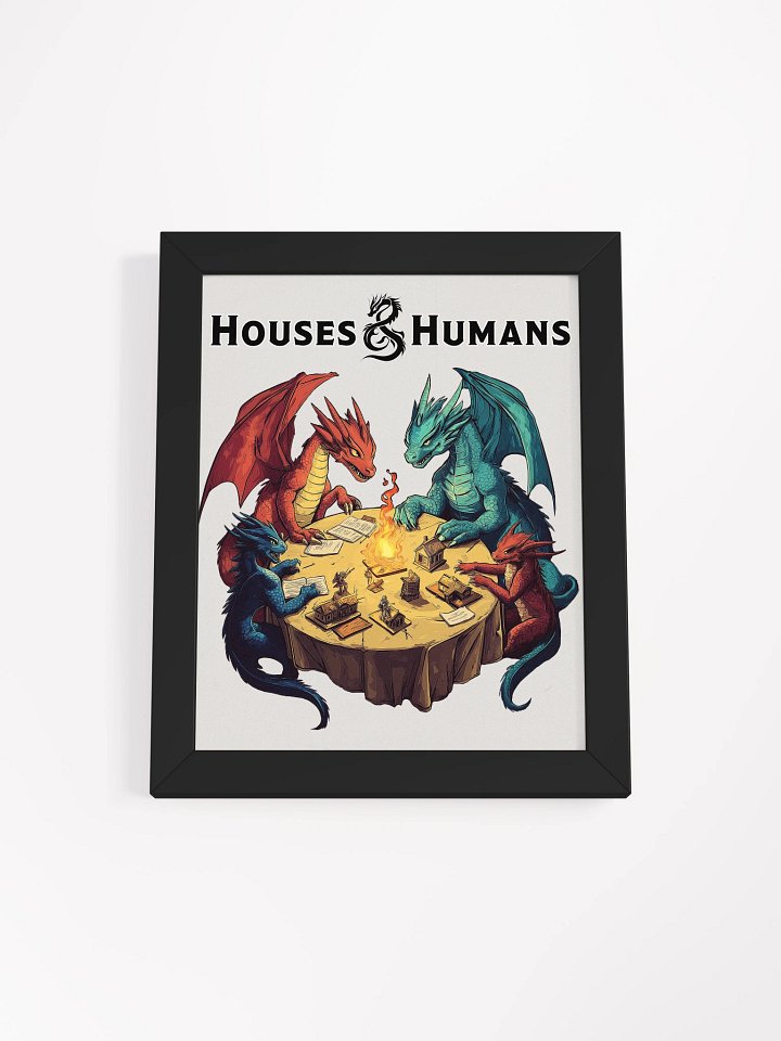 Houses and Humans - Framed Poster product image (1)