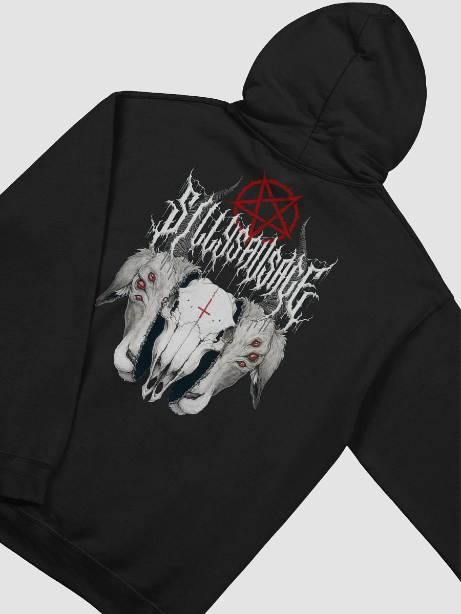 Sillysau5age Deathmetal Hoodie (White) product image (4)