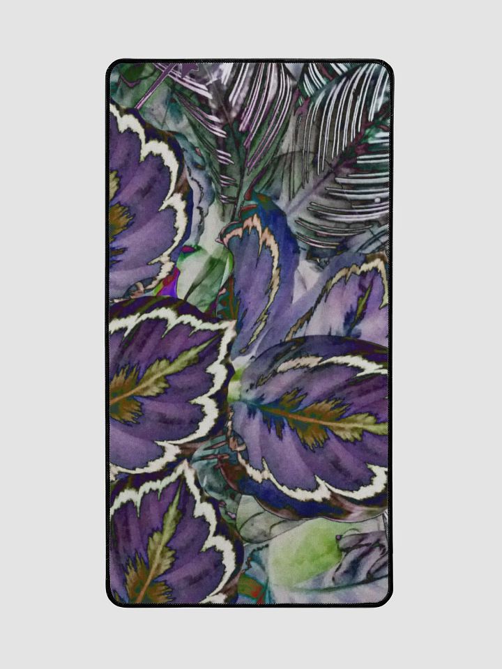 Purple Leaves Desk Mat product image (2)