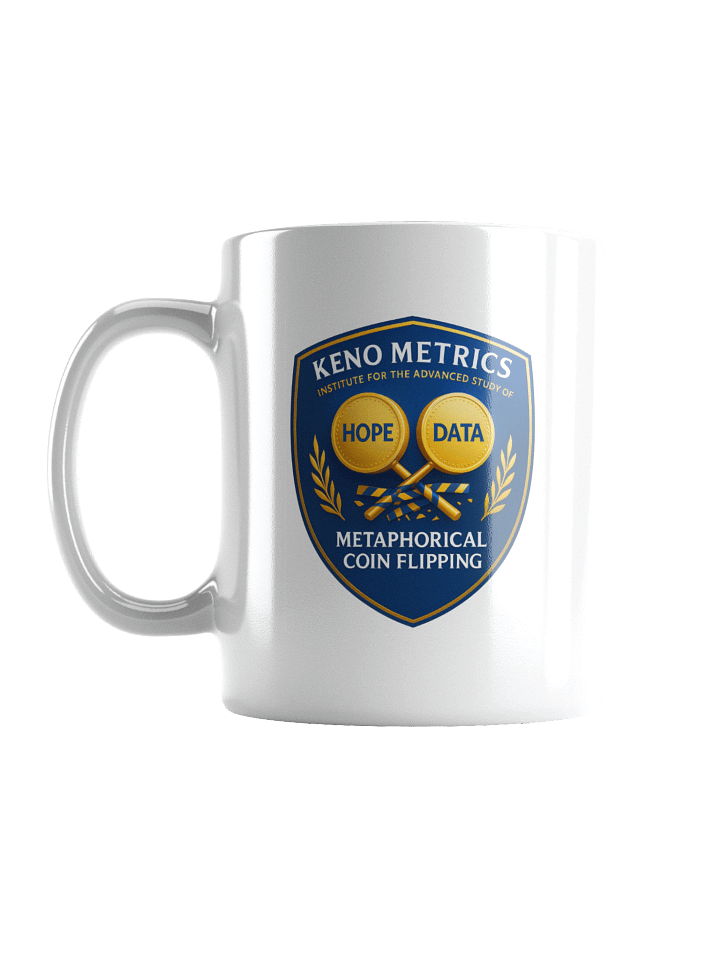 White Keno Jackpots - Keno Metrics Mug - Double Images product image (1)
