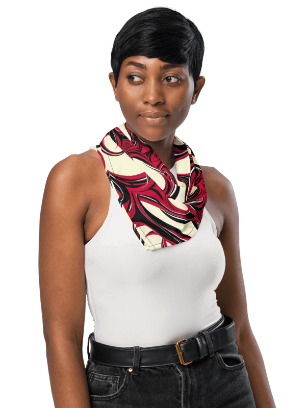 Crimson Red Barbwire Bandana product image (2)