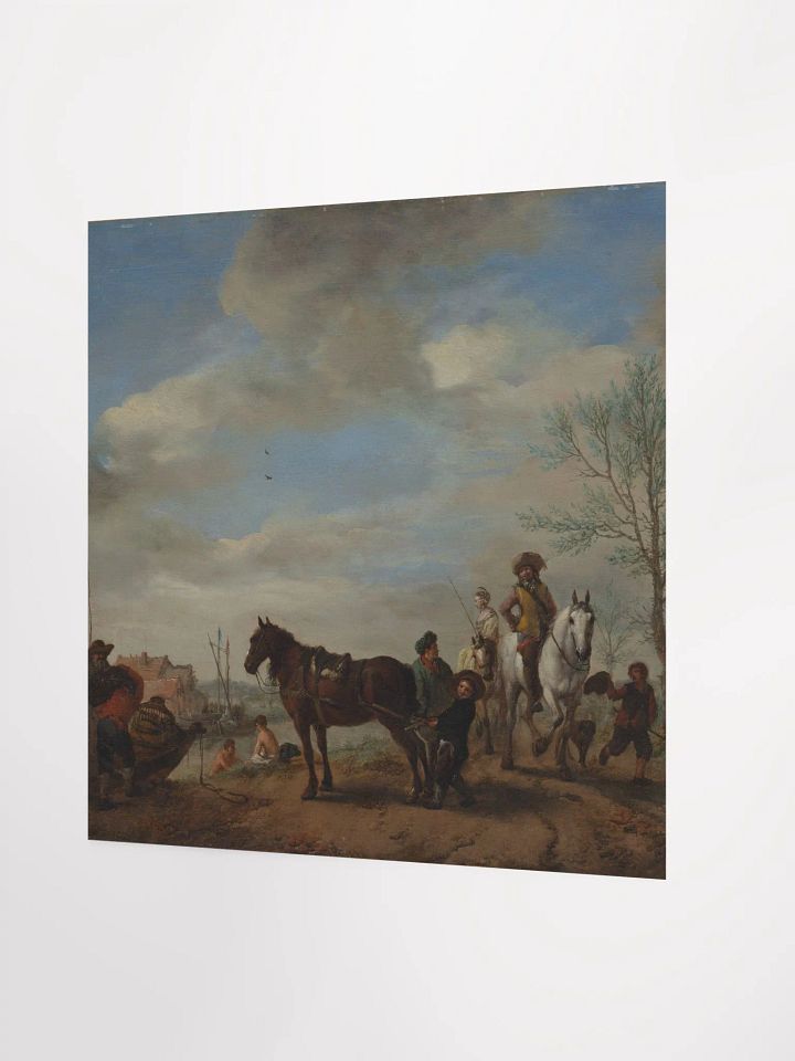 Digital copy A Man and a Woman on Horseback Philips Wouwerman Dutch ca. 1653–54/Enhanced Matte Paper Poster (in) by Allcolor product image (2)
