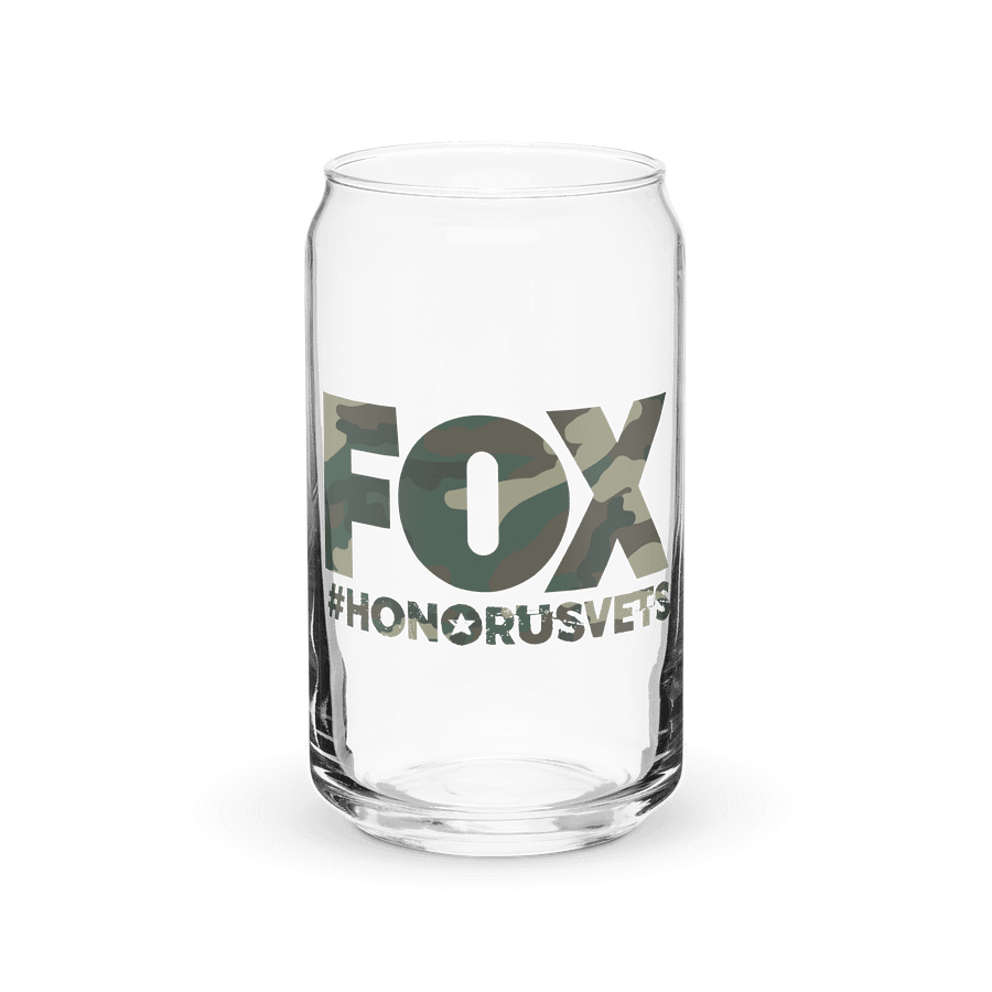 LIMITED EDITION FOX U.S.VETS CAN-SHAPED GLASS product image (1)