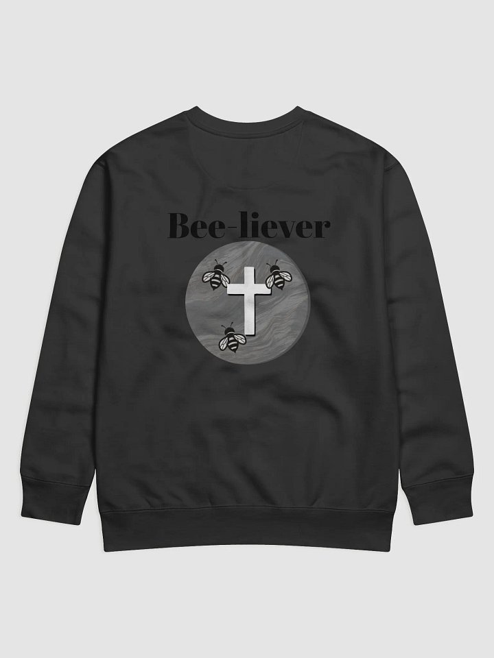cross and bee-liever sweater product image (1)