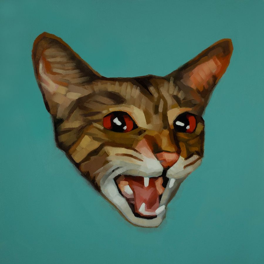 Meow! - Original Painting product image (1)