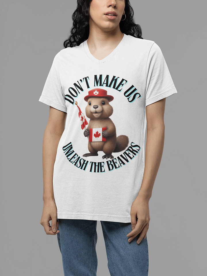 Unleash the Beavers V-Neck Tee product image (1)