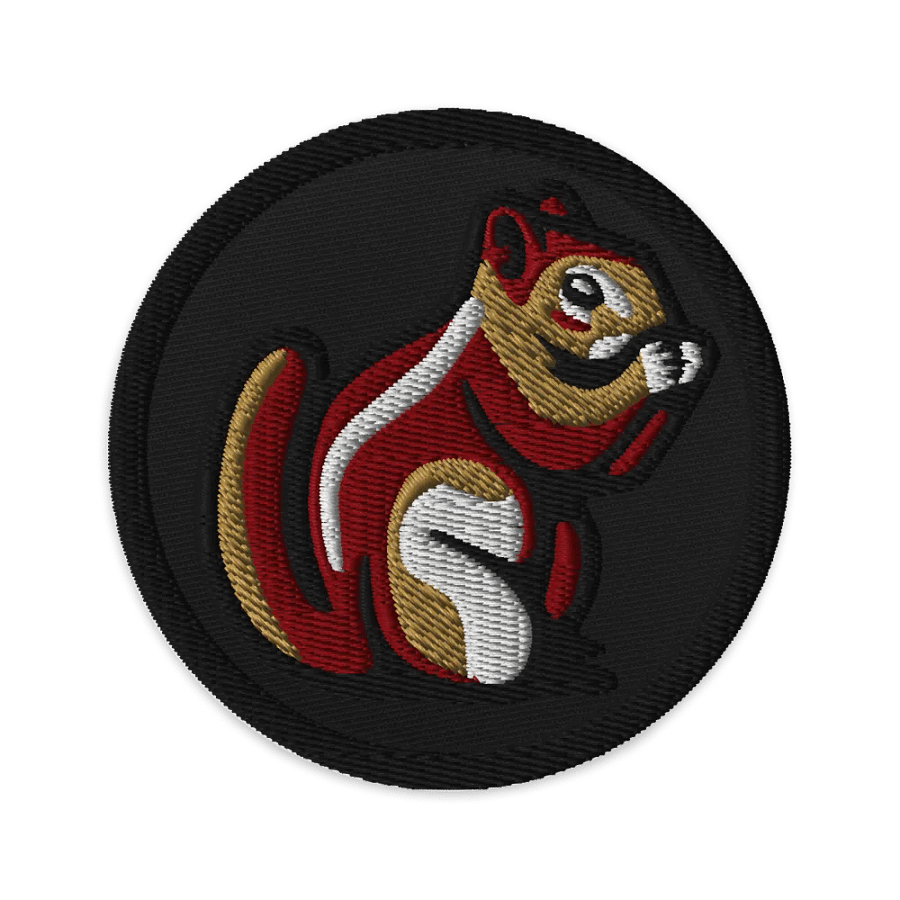 Chipmunk Logo Plain Patch product image (1)