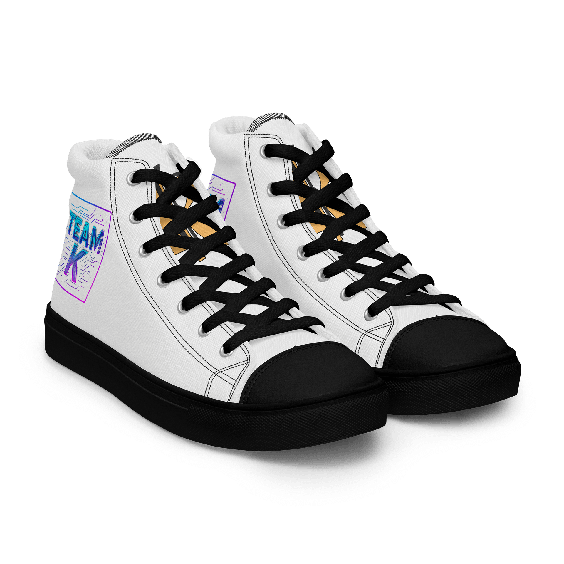 Team K V-11 Women's High Top Canvas Shoes product image (8)