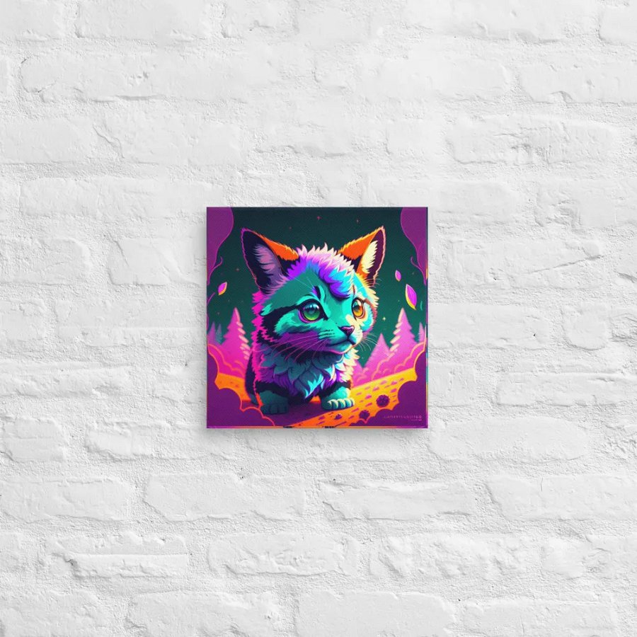Cute Cat Digital Painting - v7 product image (12)