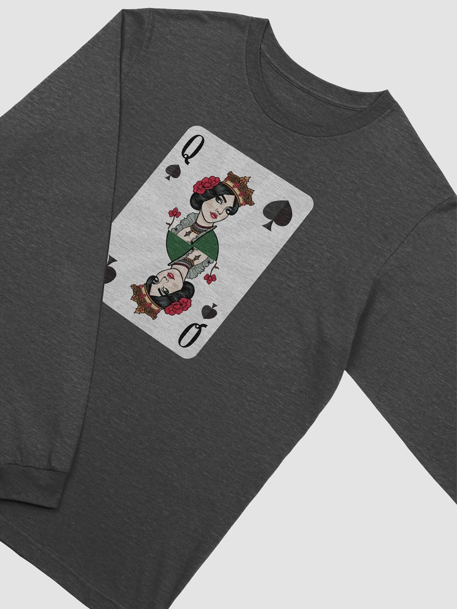 Symmetric Queen of Spades Long Sleeve Tee product image (25)