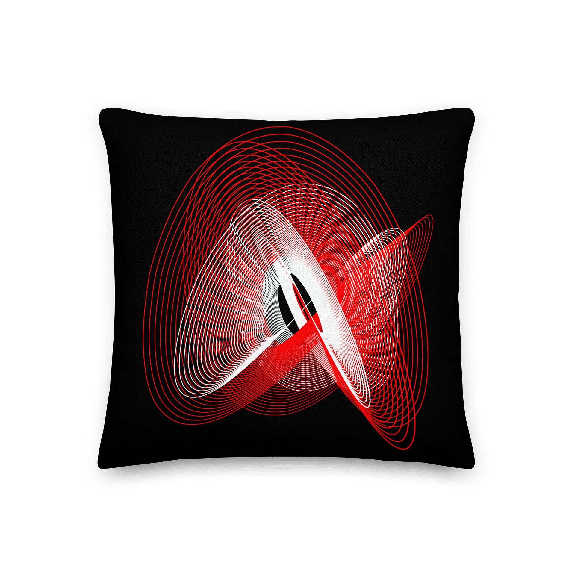Lissajous Subversion - Lissajous Figures Mathematical Art Pillow product image (2)