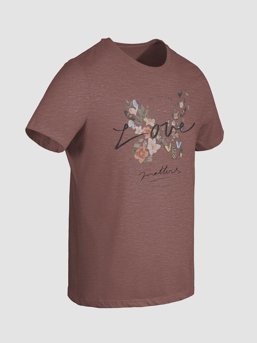 Women's Supersoft Relaxed-fit T-Shirt Love Lettering and Flowers product image (2)
