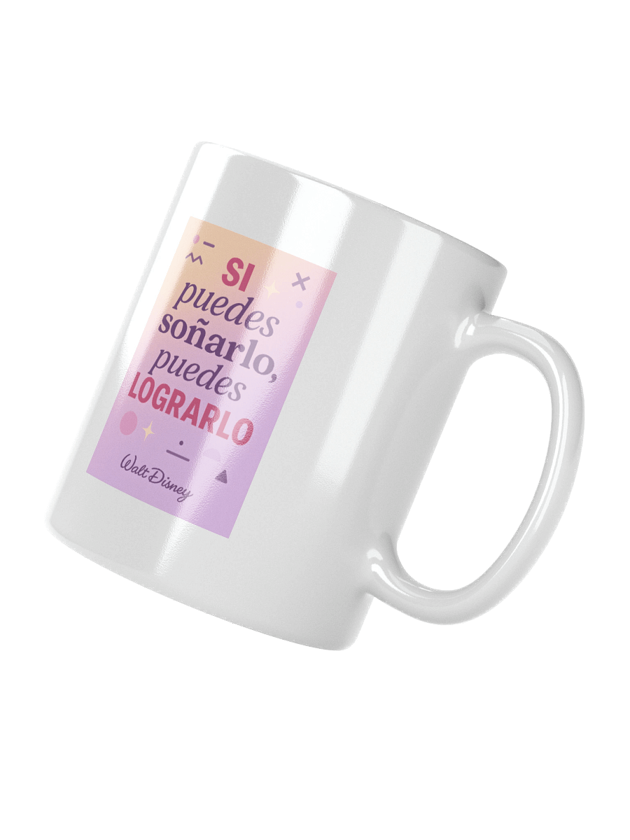 TAZA inspiracional moderno con cita de Disney sobre sueños y logros product image (7)