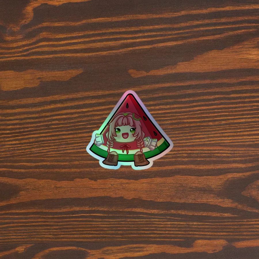 Charity Melon Holographic Sticker product image (5)