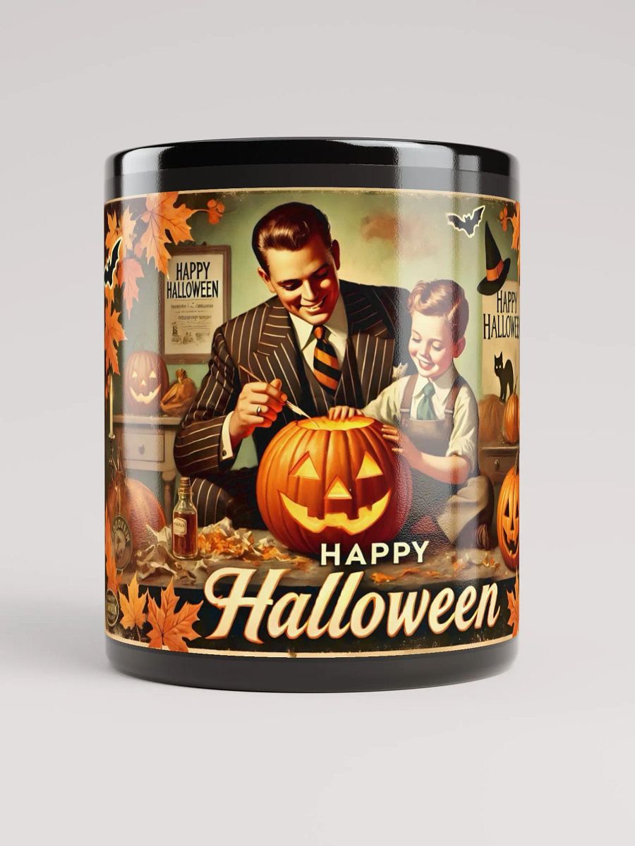 Vintage 1940s Halloween Pumpkin Carving product image (1)