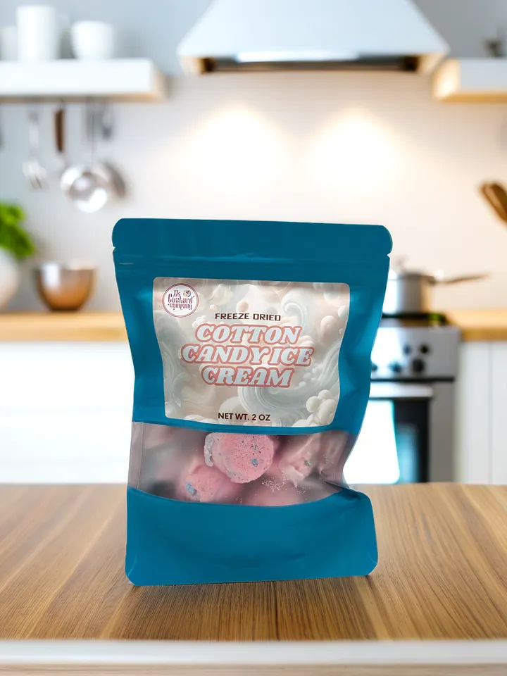 Cotton Candy Freeze Dried Ice Cream 🍬 (2oz) product image (1)