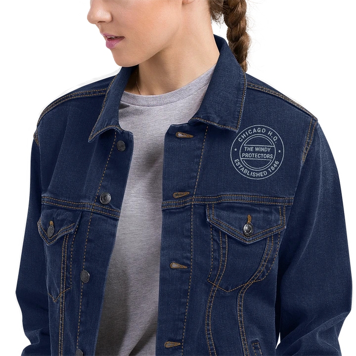 Grim E- Chicago H.Q. Emblem Jacket(Denim product image (1)