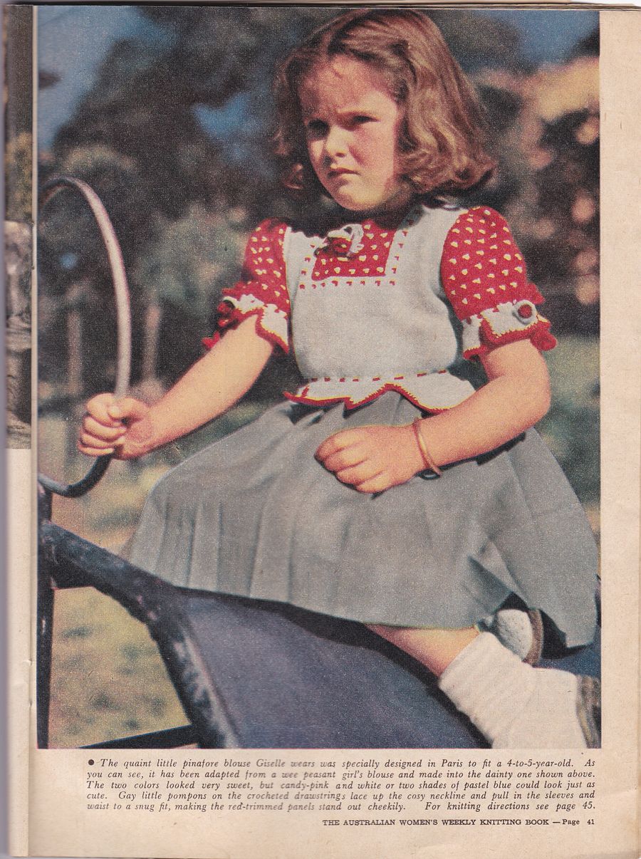 Vintage Australian Women's Weekly Knitting Pattern book product image (7)