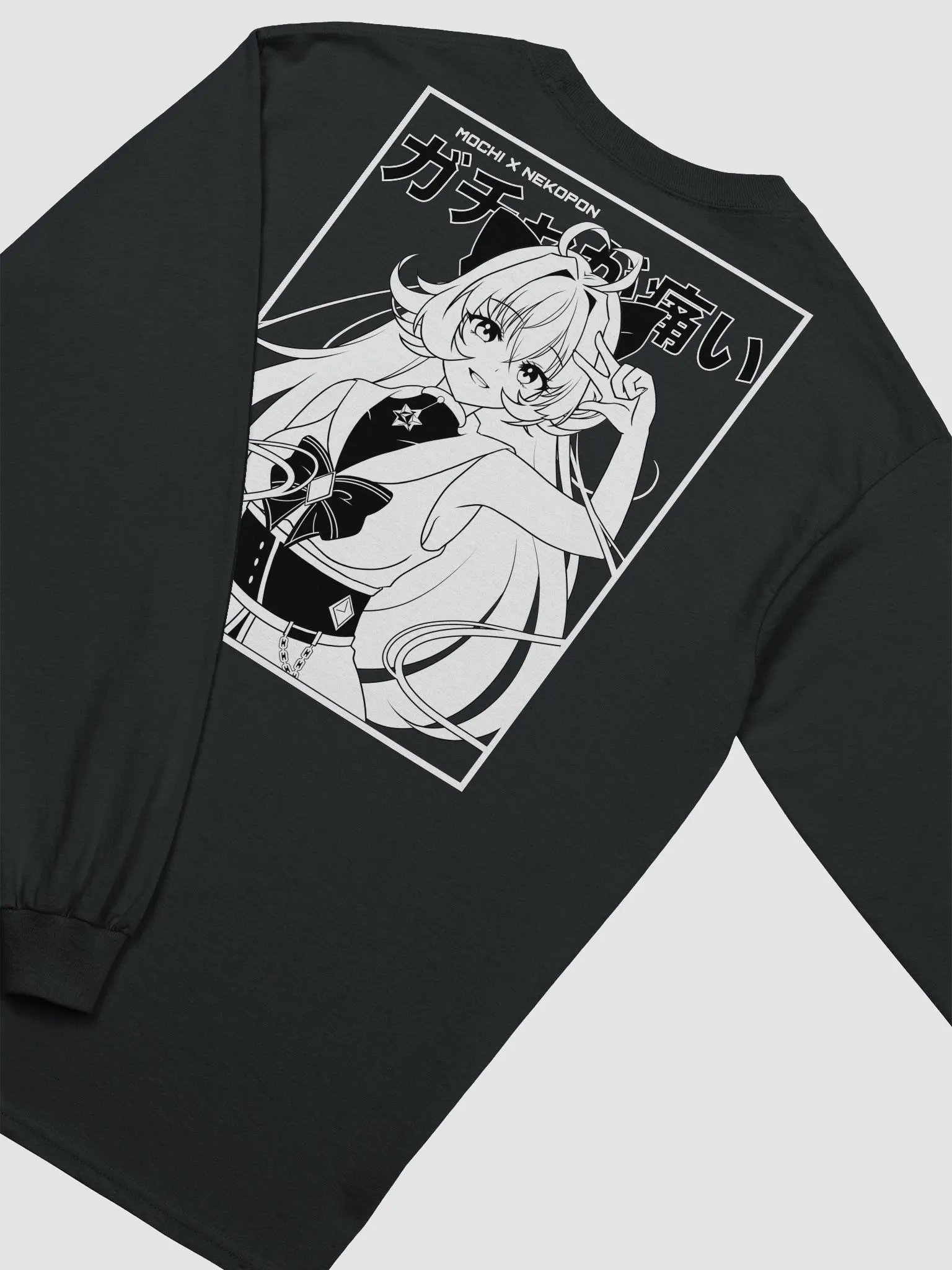 Mochi X Nekopon Long-sleeve (Dark Mode) product image (25)