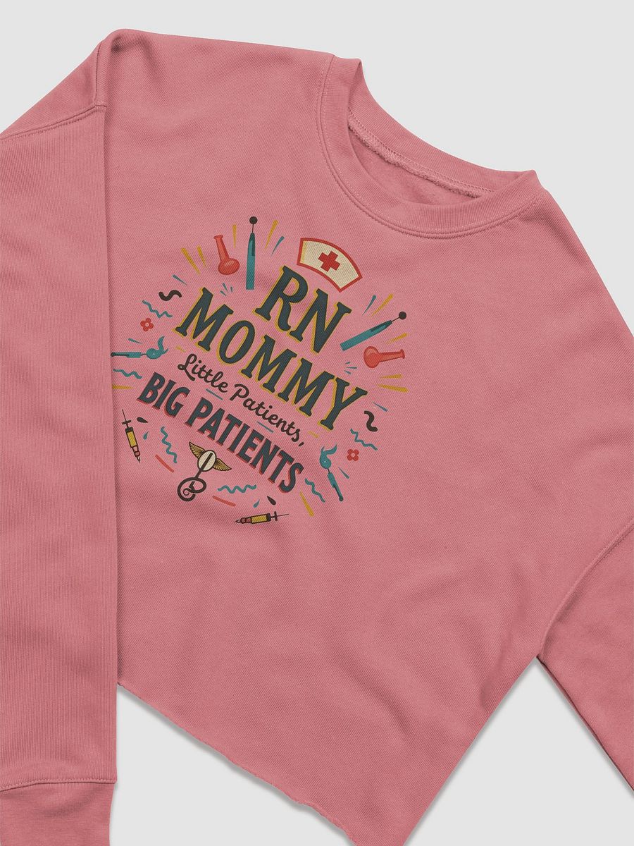 RN Mommy Medical-themed Crop Sweatshirt product image (7)