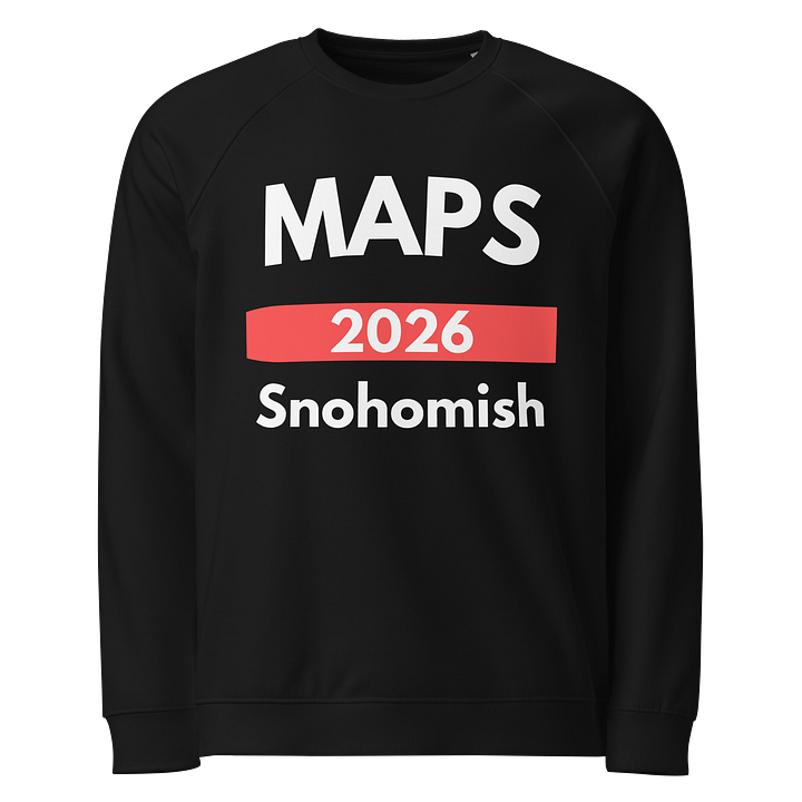 2026 MAPS Snohomish Unisex Organic Sweatshirt product image (1)