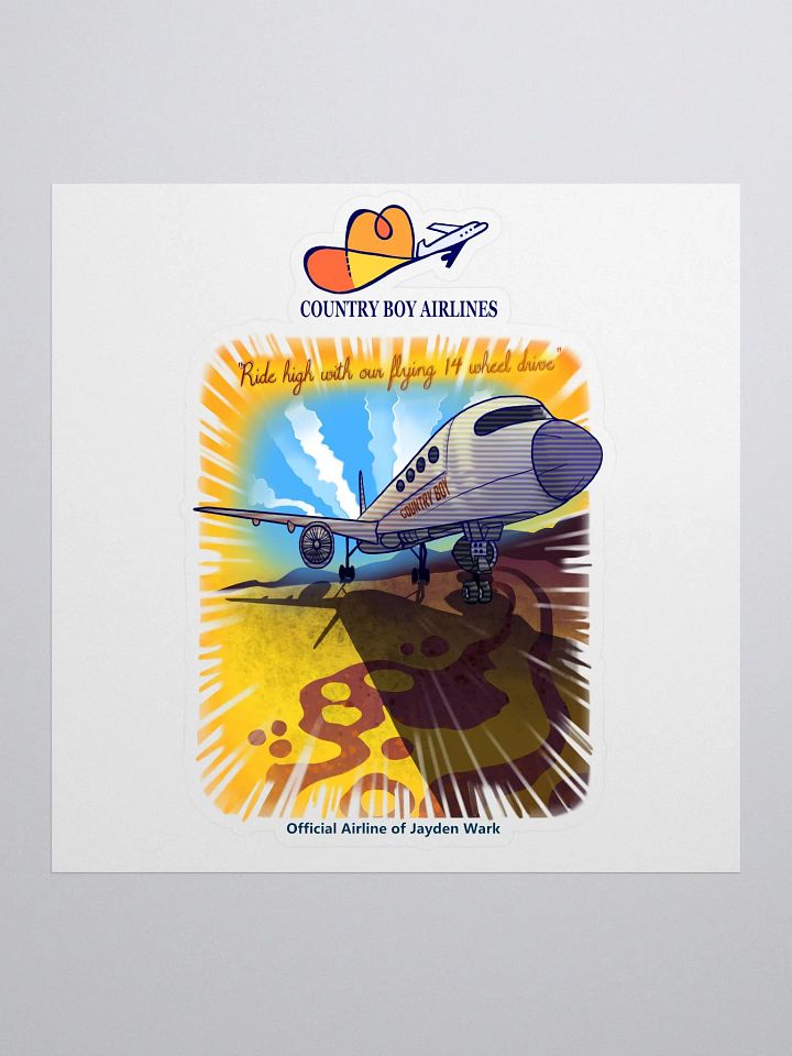 Country Boy In The Sky Sticker product image (1)