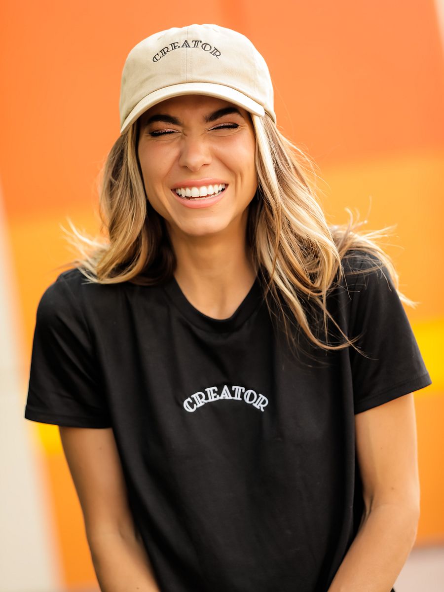 The Khaki & Black - Embroidered Hat product image (4)