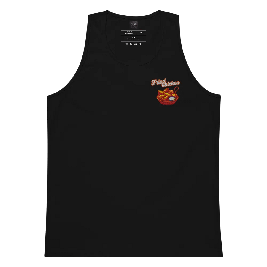 Fried Chicken embroidery Tank Top product image (1)