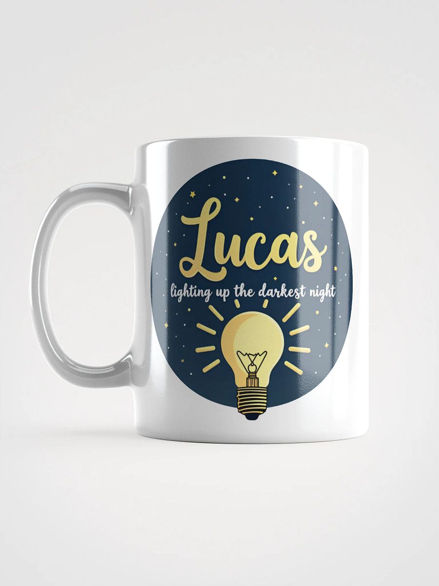 Lucas Mug: 'Lighting Up the Darkest Night' – A Personalized Gift of Inspiration product image (6)