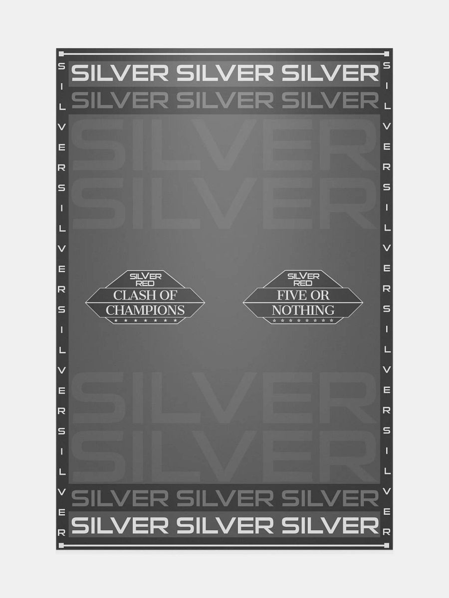 SILVER VS RED - ALL IN SILVER (poster) product image (1)