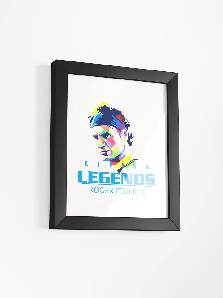 Geometric Legend: Roger Federer Poster product image (37)