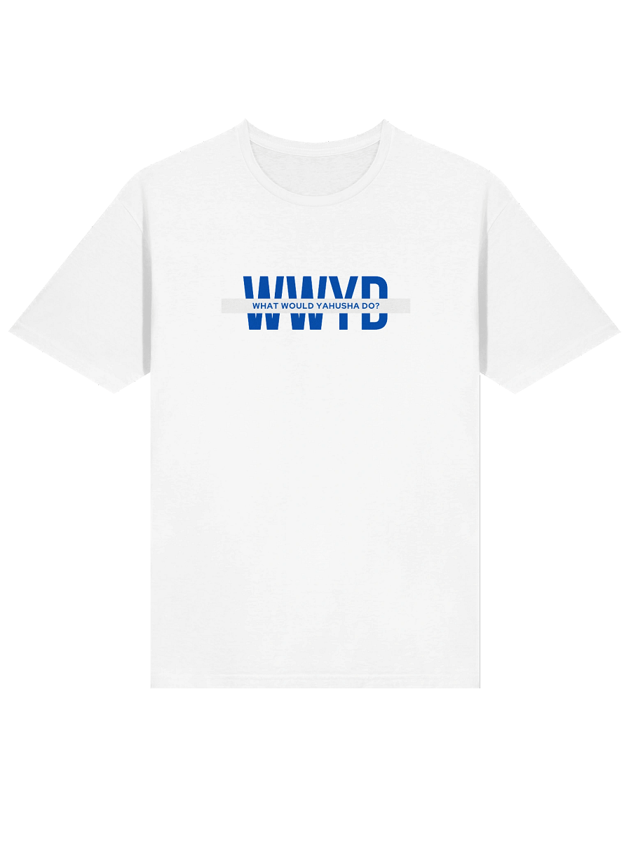 WWYD Blue Ink White T-Shirt product image (3)